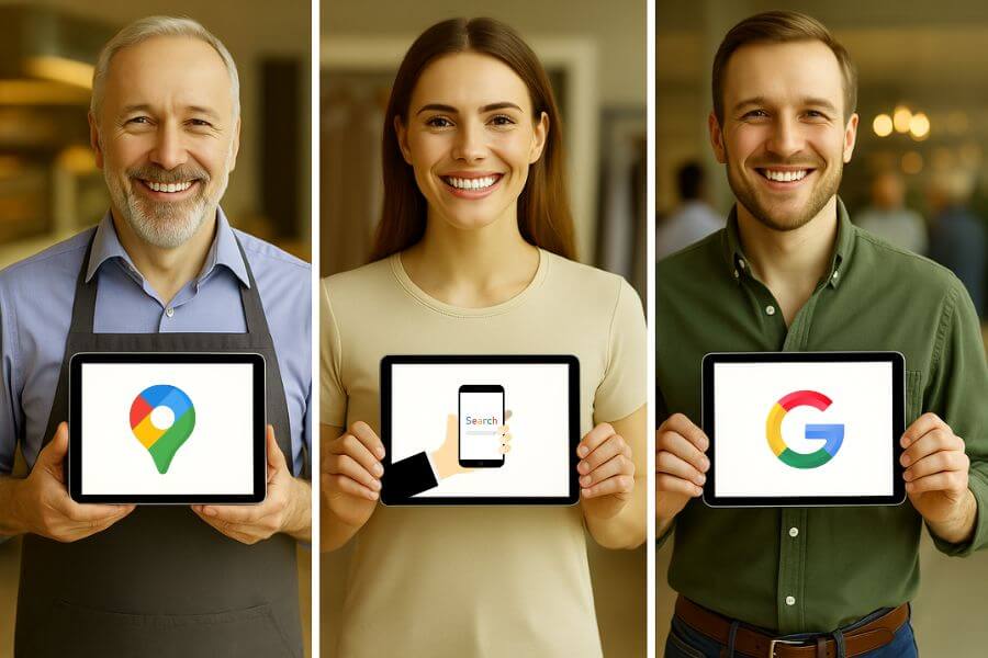 Realizzazione siti web vicenza: 3 titolari di attività locali felici perchè grazie a negoziweb hanno un sito ottimizzato per i motori di ricerca che aiuta ad avere più clienti in negozio